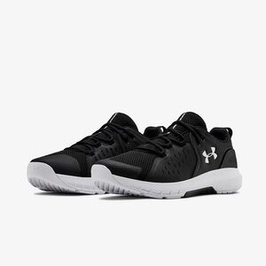 Under Armour Black and White Athletic Shoes